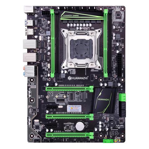 HUANANZHI X79 Plus LGA 2011 ATX Motherboard with HI-SPEED M.2 NVME SSD Slot 2*Giga LAN Port 2*SATA3.0 2*PCI-E x16 RAM Up To 128G ► Photo 1/5