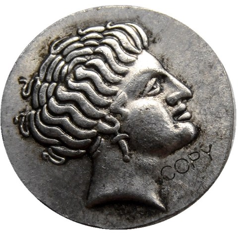 G(10)Rare Ancient Greek Coin -415 Tetradrachm Copy Coins ► Photo 1/2