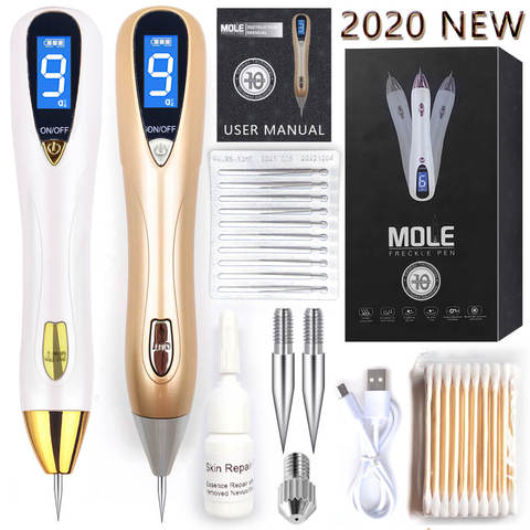 Mole Removal Pen Wart Plasma Remover Tool Laser Beauty Skin Care Corn Freckle Tag Nevus Dark Age Sweep Spot Tattoo Electric Sets ► Photo 1/6