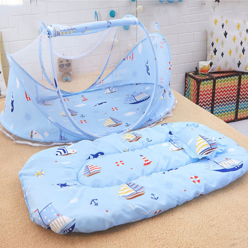 Price History Review On 3pcs Set Portable Baby Mosquito Net Folding Infants Baby Bed Crib Netting Cushion Summer Travel Cotton Baby Pillow Mattress Aliexpress Seller Mibabymoove Store Alitools Io