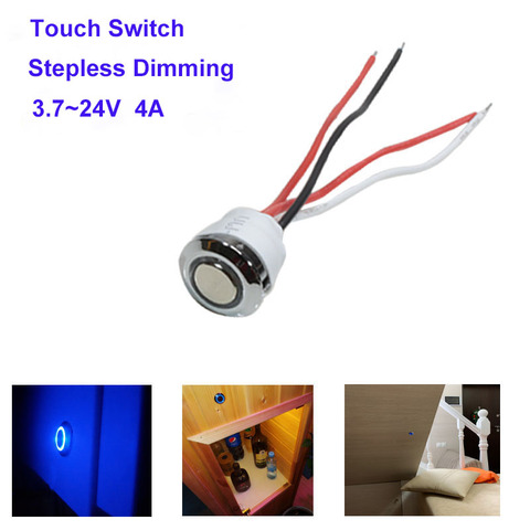 Touch Sensor Module Big 4A DC 5V/12V/24V Touch Button Module Touch Switch Sensor Switch for Led Strip Lights Smart Home ► Photo 1/6