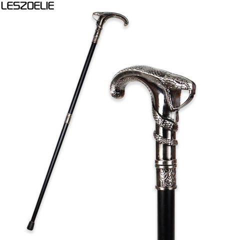 Snake-Head Luxury Walking Cane For Men Fashion Decorative Walking Stick Man Vintage Cane Party Antique Stick Elegant Hand Stick ► Photo 1/6