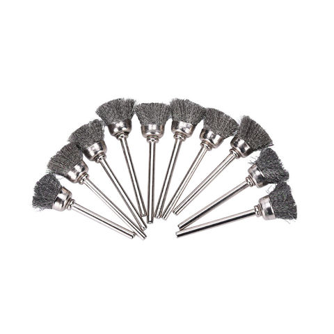 ZLinKJ 10pcs 16mm Stainless Steel Wire Cup Brushes Wheel Cleaning Brush Tool ► Photo 1/6