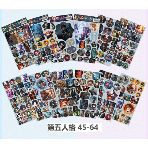 12 Pcs/Set Anime Identity V series Academia Repeatable Decorative Sticker DIY Midoriya Izuku Diary Cartoon Characters Label ► Photo 1/3