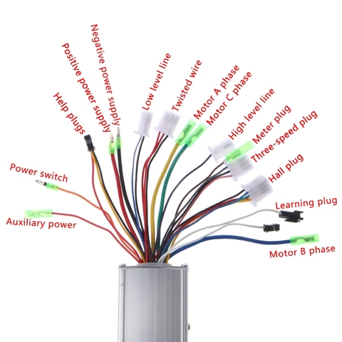 DC 24/36V 250W Brushless Motor Regulator Speed Controller Scooter E-bike Electric Scooter Controllers ► Photo 1/6