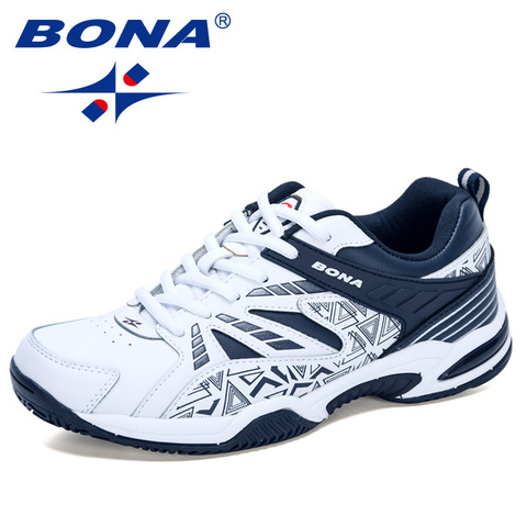 BONA 2022 New Designers Table Tennis Shoes Men Indoor Sports Shoes Badminton Sneakers Breathable Sport Footwear Mansculino Comfy ► Photo 1/6