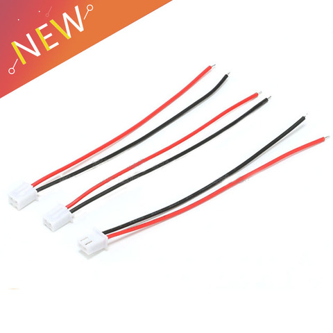 10Pcs/sets 22AWG JST XH2.54 2 Pin Connector Plug Wire Cable 100mm Length Male Plug Socket ► Photo 1/2