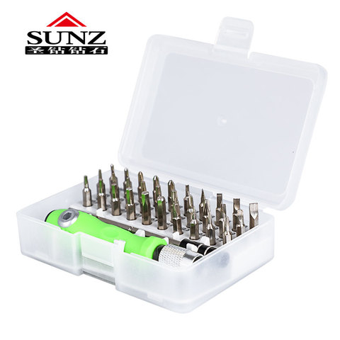 Mini-mini 32 in 1 precision set screwdriver multi-function screwdriver bit hand tool Mobile phone repair ► Photo 1/6