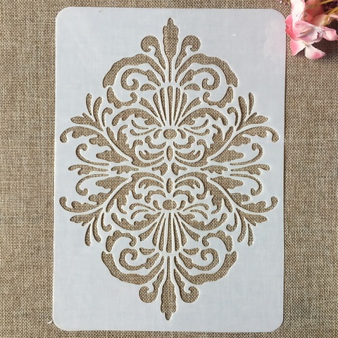 29cm A4 Vintage Floral Edge DIY Layering Stencils Wall Painting Scrapbook Coloring Embossing Album Decorative Template ► Photo 1/1