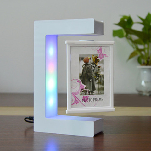 magnetic levitation with LED light frame creative home furnishing birthday gifts ► Photo 1/6