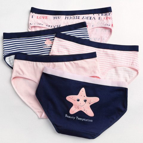 New Girls Cute Kawaii Panties High Quality Cartoon Underwear For