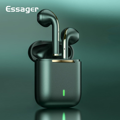Essager J18 TWS Bluetooth Headphones Stereo True Wireless Headset Earbuds In Ear Handsfree Earphones Ear Buds For Mobile Phone ► Photo 1/6