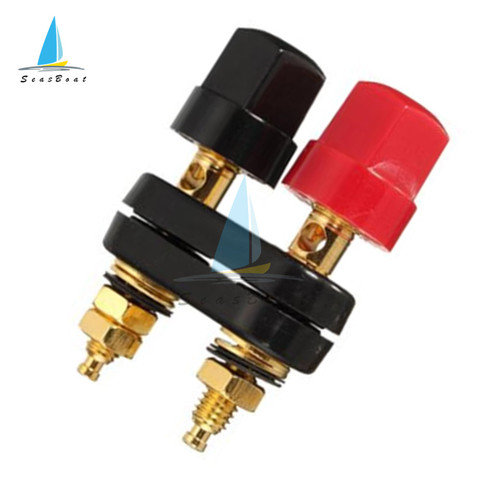 Red Black Banana Plugs Couple Terminals Connector Amplifier Terminal Binding Post Banana Speaker Plug Jack ► Photo 1/4