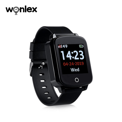 Wonlex EW200S Smart Watch Waterproof IP67 Wearable Devices Elderly Health Fall-down Alarm Blood Pressure Heart Rate Detection ► Photo 1/6