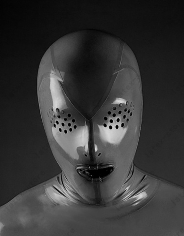 Latex Rubber Gummi Mask Hood catsuit unique bdsm bondage bdsm sex sex toys for couples bdsm hood bdsm bondage latex mask sex ► Photo 1/2