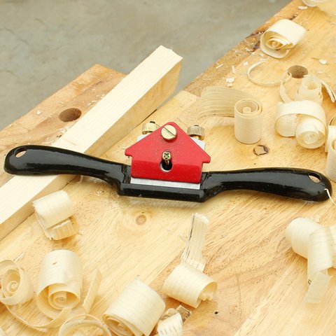 Adjustable Plane Spokeshave Woodworking Hand Planer Trimming Tools 9 Inch Wood Hand Cutting Edge Chisel Tool with Screw ► Photo 1/6