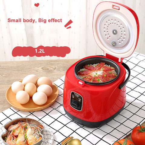 1.2L Mini Electric Rice Cooker Food Steamer Multifunction Kitchen Cooking Pot Non-stick Liner Lunch Box Stew Soup Porridge 220V ► Photo 1/6