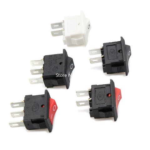 10pcs Mini Mini Push Button Switch Rocker Switch 10*15mm Rocker Switch On-off / ON-OFF-ON 2Pins / 3Pins ► Photo 1/6