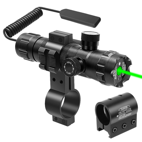 Powerful Tactical Green/Red Dot Laser Sight for 20mm Rail/Barrel Scope Mount with Remote Switch Hunting Gun Accessories ► Photo 1/6