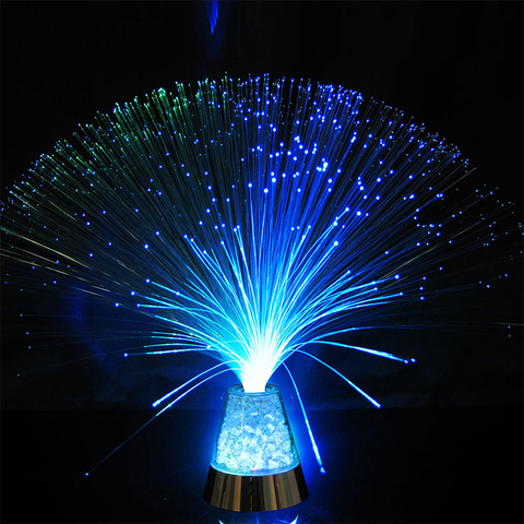 Novelty  Multicolor LED Fiber Optic Light Night Lamp Holiday Christmas Wedding Home Decoration Nighting Lighting Lamps ► Photo 1/1