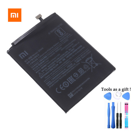100% original Battery 4000mAh BN4A Phone Batteries For Xiaomi Redmi Note7 Note 7 Pro M1901F7C Genuine Phone Battery + Free Tools ► Photo 1/3