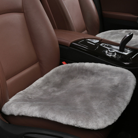 100% Natural Australian Sheepskin Car Seat Covers Universal  Fur Wool Car Seat Cushion Winter Warm Car Seat Cover ► Photo 1/6