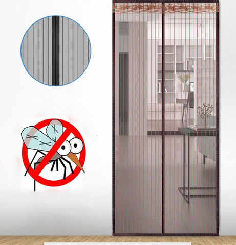6 Size Magnetic Screen Door Curtain Net Anti Insect Mesh Fly Screen Mosquito Protection Net Magnet Curtains for Doors Windows ► Photo 1/6