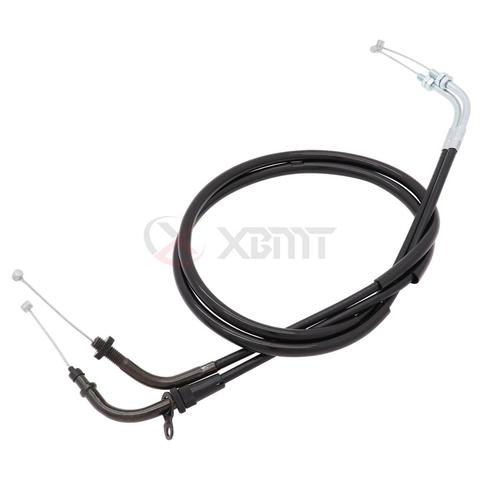 Motorcycle Throttle Cable Steel Wire Line Set For Yamaha V-star XVS400 XVS650 XVS 400 XVS 650 Dragstar DS400 DS650 DS 400 DS 650 ► Photo 1/6