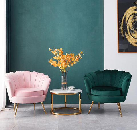 Buy Online Nordic Lazy Sofa Chair Single Armchair Luxury Small Apartment Bedroom Living Room Chairs Balcony Leisure Chair Alitools