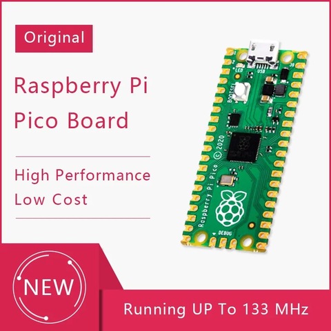 Raspberry Pi Pico Development Board A Low-Cost High-Performance Microcontroller Board RP2040 Cortex-M0+ Dual-Core ARM Processor ► Photo 1/6