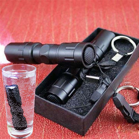 Portable Waterproof 8000LM Pocket LED Flashlight Zoomable LED Torch Mini Penlight Light AA buttery not included ► Photo 1/6