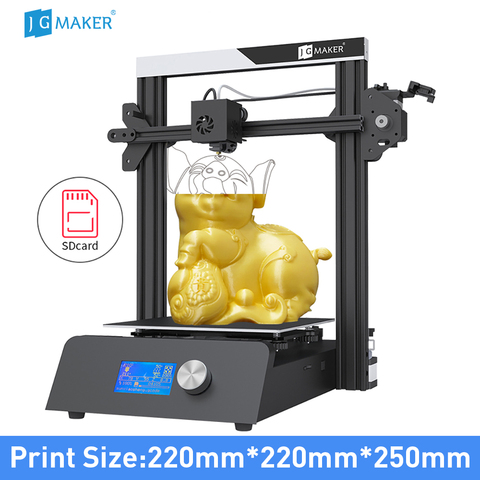 JGMAKER MAGIC 3d Printer Aluminium Frame DIY Kit Large Print Size 220*220*250mm Resume Failure Printing High Precision ► Photo 1/6