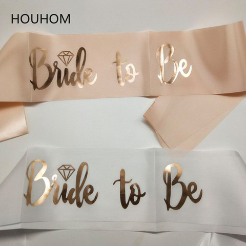 Hen Party Sash Satin Team Bride To Be Balloons Bridal Shower Bachelorette Party Sash Banner Wedding Event Decorations Supplies ► Photo 1/6