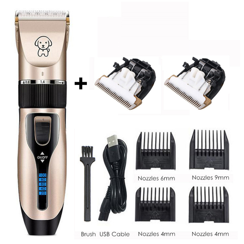  Professional Grooming Kit P60 Rechargeable Cat Dog Hair Trimmer Low-Noise Electric Pet Hair Clipper Shaver Set Haircut Machine ► Photo 1/1