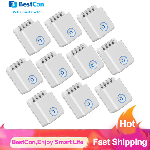 Broadlink BestCon MCB1 Wifi Smart Switch Smart Home Remote Control Wifi Box DIY Timer Switch Via Broadlink APP Work with Alexa ► Photo 1/6