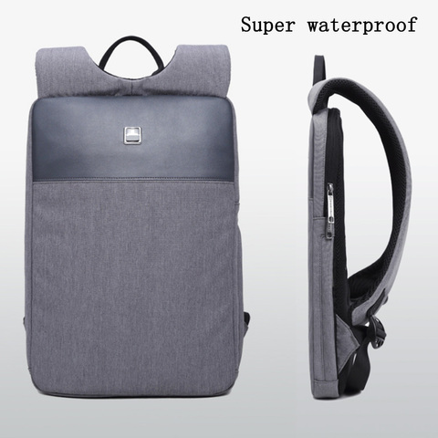 Slim ultra-light notebook 15-inch computer bag water-repellent backpack men's ultra-light business bag office work backpack ► Photo 1/6