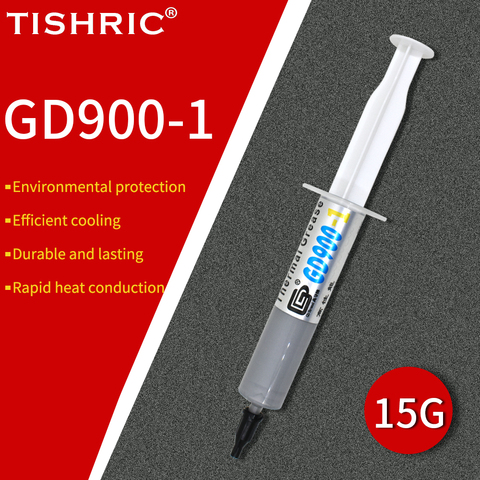 GD Original Heatsink Thermal Paste GD900-1 15g Thermal Grease GD900 CPU Cooler Heat Sink Hot Melt Adhesive For CPU Processors ► Photo 1/6