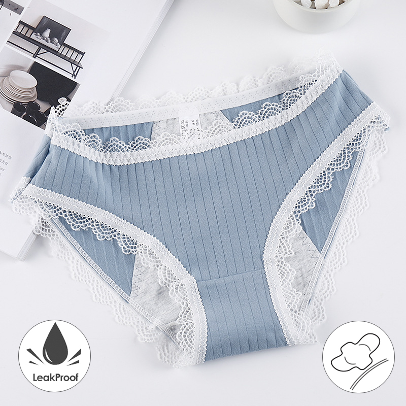 Women's Waterproof Menstrual Period Cotton Panty  Underwear Physiological Brief