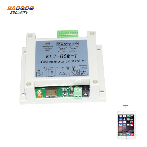 GSM two relay output remote controller switch access controller KL2-GSM with NTC temperature sensor for water electric heating ► Photo 1/6