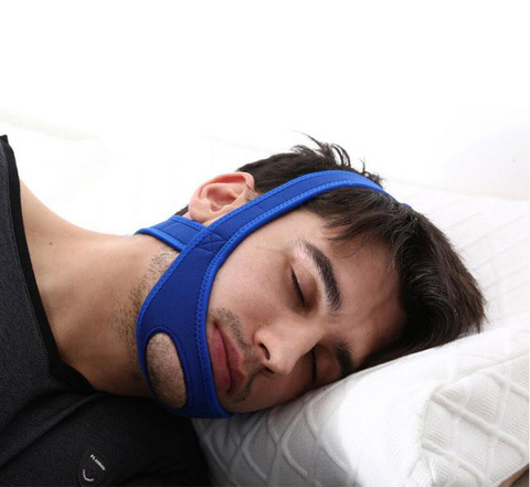 Anti Snoring Strap Stop Snoring Chin Strap Snoring Mouth Guard Snoring Treatment Snore Relieve for Sleeping Care Tool Neoprene ► Photo 1/6