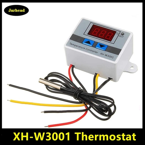 XH-W3001 Digital LED Control Temperature Microcomputer Thermostat Switch Thermometer New Thermoregulator 12V 24V 220V ► Photo 1/6