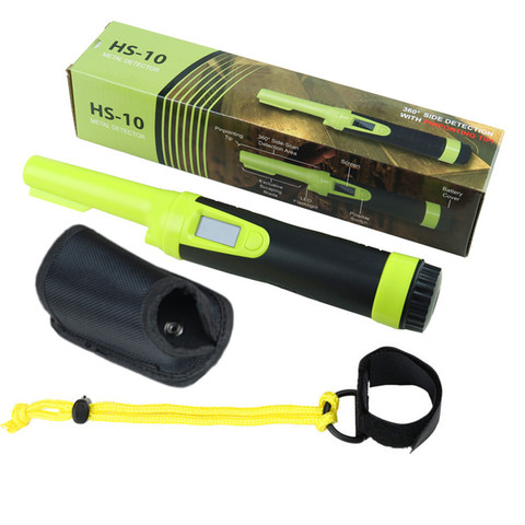 New Arrival HD LCD Display Handheld Metal Detector for Hunting Treasure Orange and Green HS-10 Waterproof Pinpointer for finding ► Photo 1/6