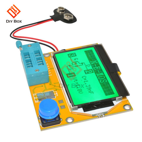 LCR-T4 Mega328 M328 Transistor Tester Resistance Meter Diode Triode Capacitance Tester Multimeter MOS PNP NPN LCR Meter ► Photo 1/6