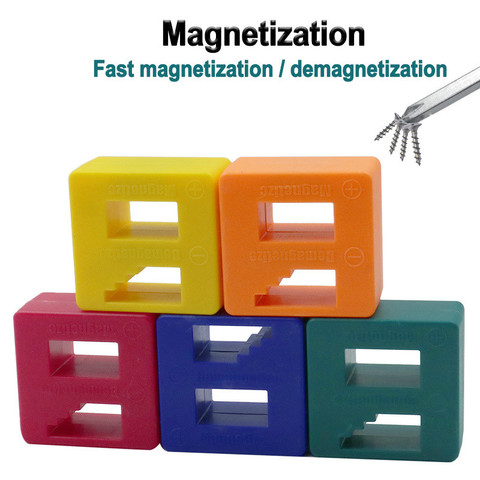 1PC Powerful Screwdriver Plus Magnetic Device Dual-use Degausser Mini Screw Batch Fast Magnetizer Demagnetizer ► Photo 1/5