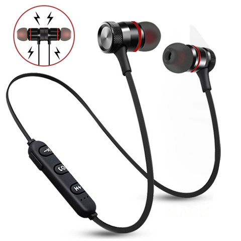 5.0 Bluetooth Wireless headphones Bass HIFI Headset Neckband Sport Stereo Earphone With Microphone Headphones for all smartphone ► Photo 1/6