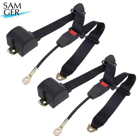 Samger 2pcs Universal Auto Car Seat Belt 3 Point Automatic Belt Safety ELR Belt car seat belt clip extender ► Photo 1/6