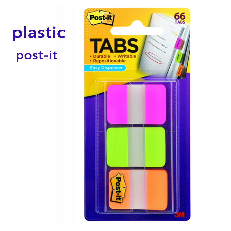 3M Post-it Fluorescence Sticky Index Tabs - 9 Color Set