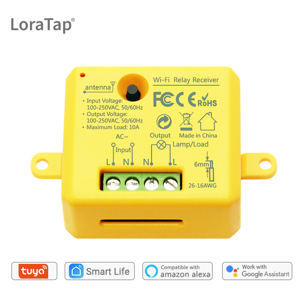 LoraTap Wireless Remote Control Light Bulb Socket for Floor Lamp