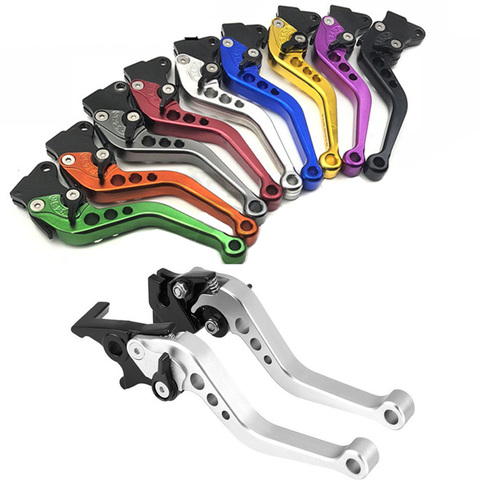 1 Pair GY6 Motorcycle Clutch Brake Levers Electrical Bike CNC Scooter Clutch Handle Levers For Motorbike Modification ► Photo 1/6