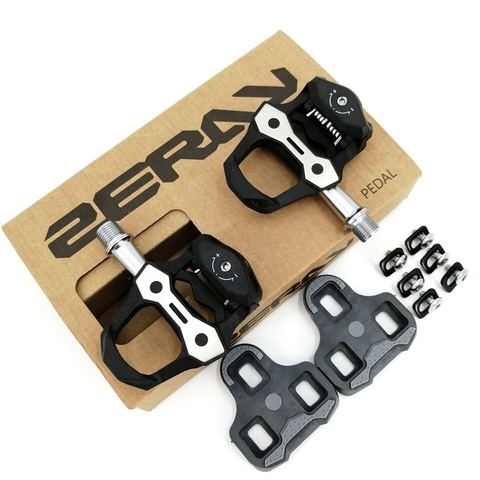 ZERAY Pedals Bike Pedal MTB Road Bicycle Self locking Pedal Ultralight Carbon fiber Main body 282g Strong compatibility keo ► Photo 1/6